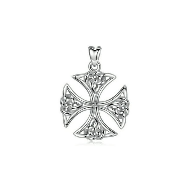 Jewelry Trends Sterling Silver Celtic Cross Pendant Necklace 18 Jewelry Trends Sterling Silver Celtic Cross Pendant Necklace 18